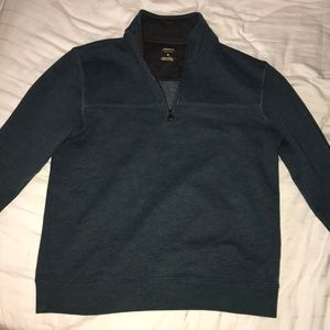 1/4 zip sweatshirt, size men’s small